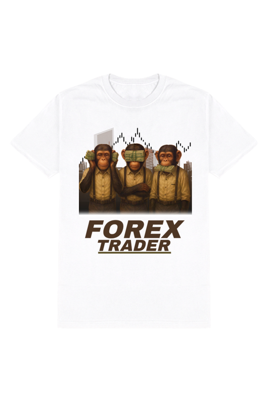 Funny Forex Trader T-Shirt | Monkey Trading Meme Tee for Traders
